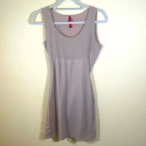 SPANX Shape-Wear Nude Mini Dress M Butt Lift
